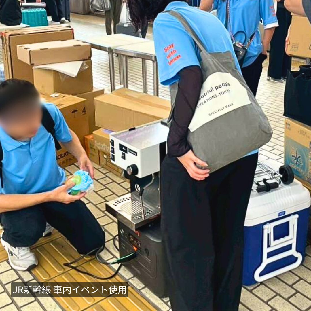 JR新幹線 イベント使用（ホーム・準備風景）Silvia Pro X