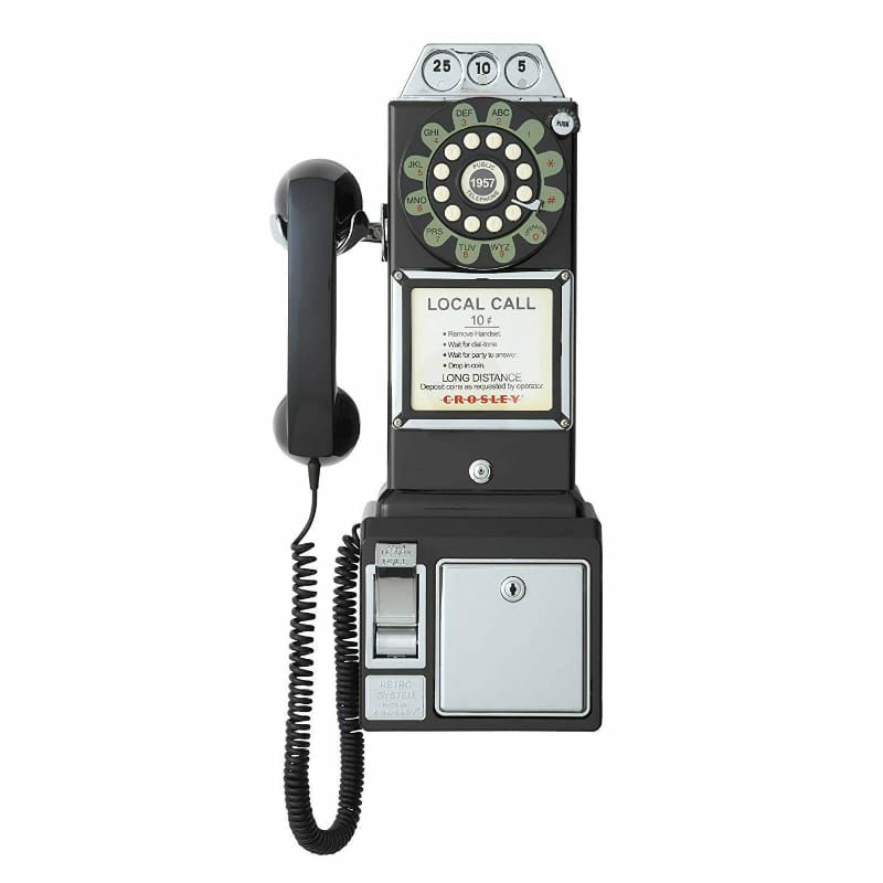 アメリカクロスリー1950年代レトロ壁掛け電話公衆電話CrosleyCR561950sWallPayPhone