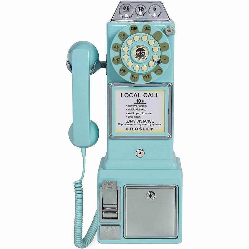 アメリカ クロスリー1950年代 レトロ壁掛け電話 公衆電話