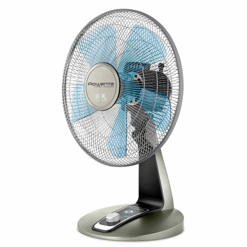 デスクファン直径約30cmブロンズVU2531RowentaVU2531TurboSilence4-SpeedOscillatingDeskFan,12-Inch,Bronze