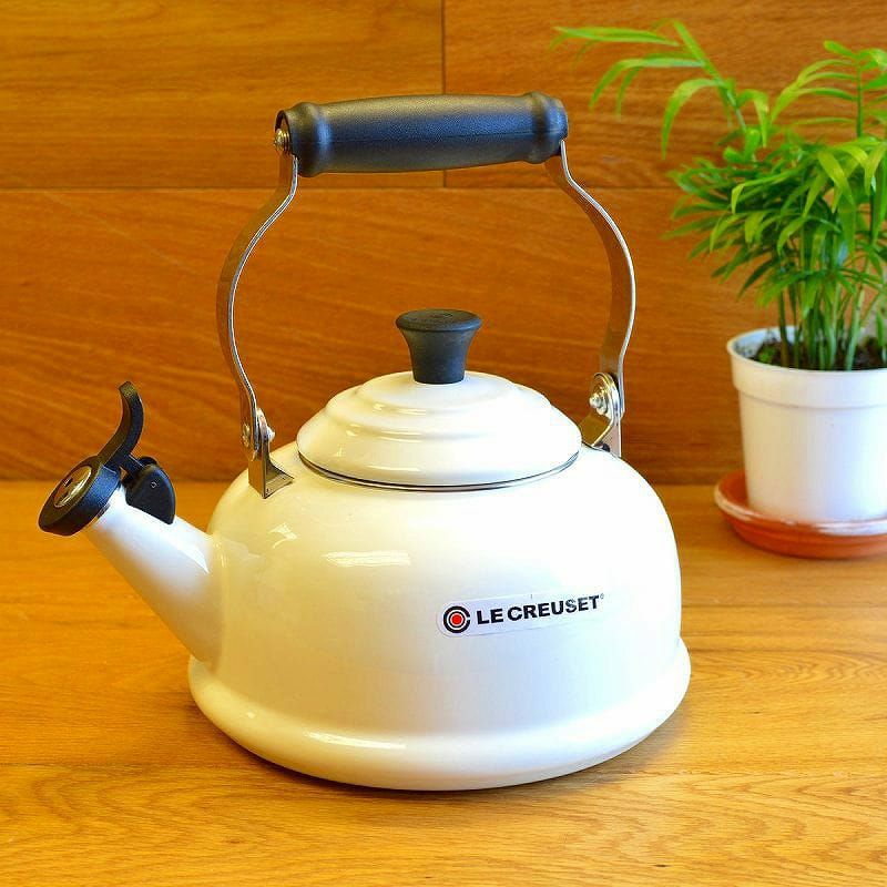 ルクルーゼクラシック笛吹きケトルやかん1.6LIH対応LeCreusetEnamelonSteelClassicWhistlingTeakettle