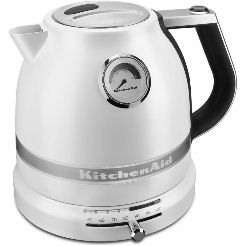 キッチンエイドプロライン温度計付温度調節可能電気ケトル1.5LKitchenAidKEK1522Kettle-ProLineElectricKettle家電