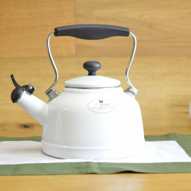 笛吹きケトル琺瑯シャンタールIH対応ビンテージホーローChantalEnamel-On-SteelVintageTeakettle37-VINT