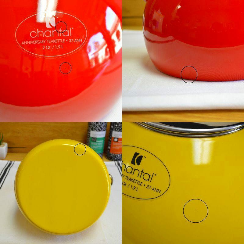 笛吹きケトルやかんシャンタールIH対応ヒースグレーChantalEnamel-On-SteelHeathTeakettle2Qt.37-HEATH-OMFG