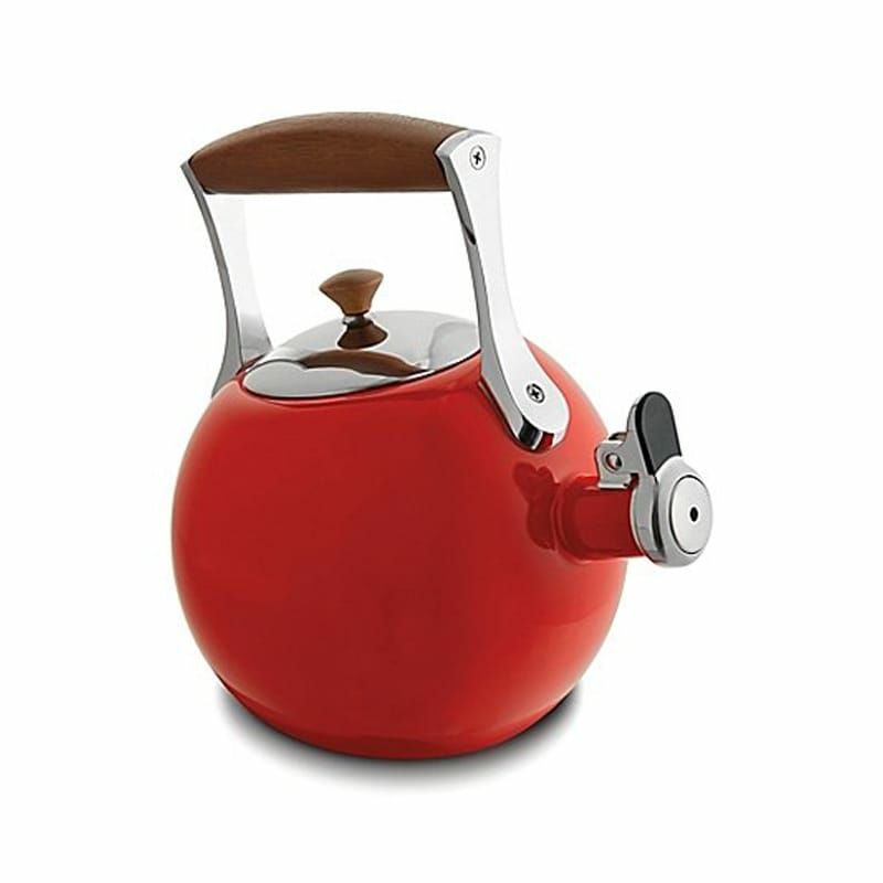 ナンベホーローエナメルケトルやかん1.9LレッドNambeMeridian2qt.EnameledSteelTeaPot