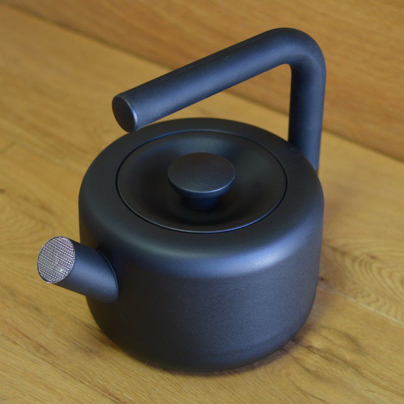 やかん笛吹き1.7LIH使用可ステンレスブラックケトルFellowClydeStovetopTeaKettle