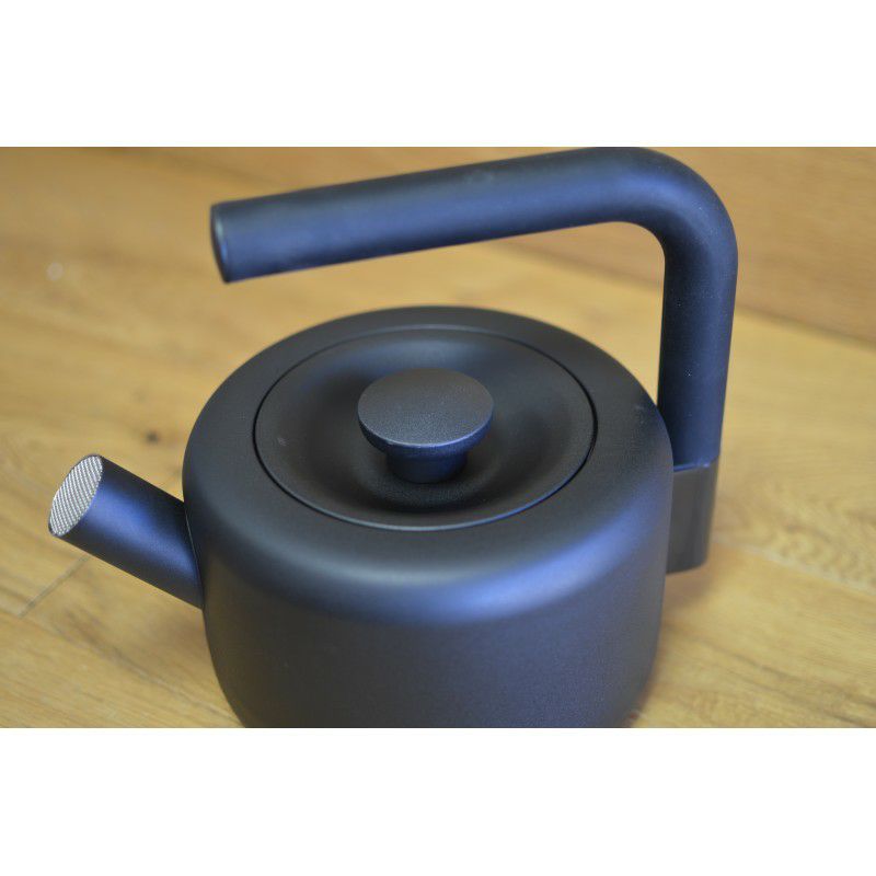 やかん笛吹き1.7LIH使用可ステンレスブラックケトルFellowClydeStovetopTeaKettle