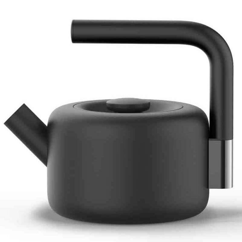 やかん笛吹き1.7LIH使用可ステンレスブラックケトルFellowClydeStovetopTeaKettle