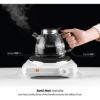 ガラスティーポット0.8Lステンレス茶こし直火Tealyra-TemperedGlassTeapot_BorosilicateClearGlassTeapotwithRemovableStainlessSteelInfuser-StoveTopSafeGlassTeapotKettle-BestLooseLeafTeapot(27ozteapot/800ml)