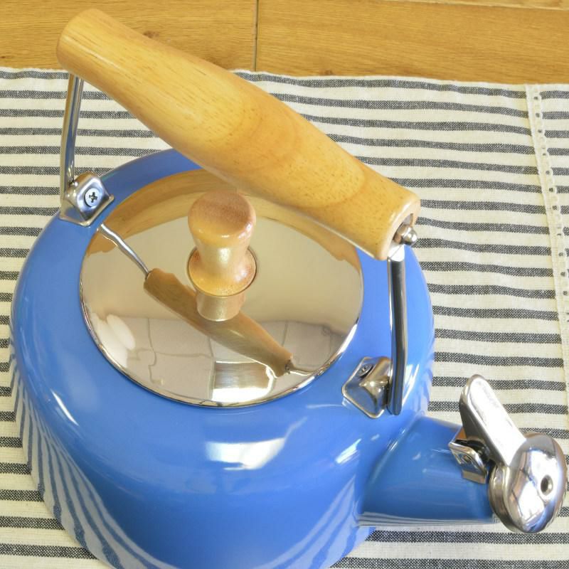 シャンタールスヴェン笛吹ケトルスチールエナメル1.3LChantalSvenEnamelonSteelWhistlingTeakettle,1.4quarts