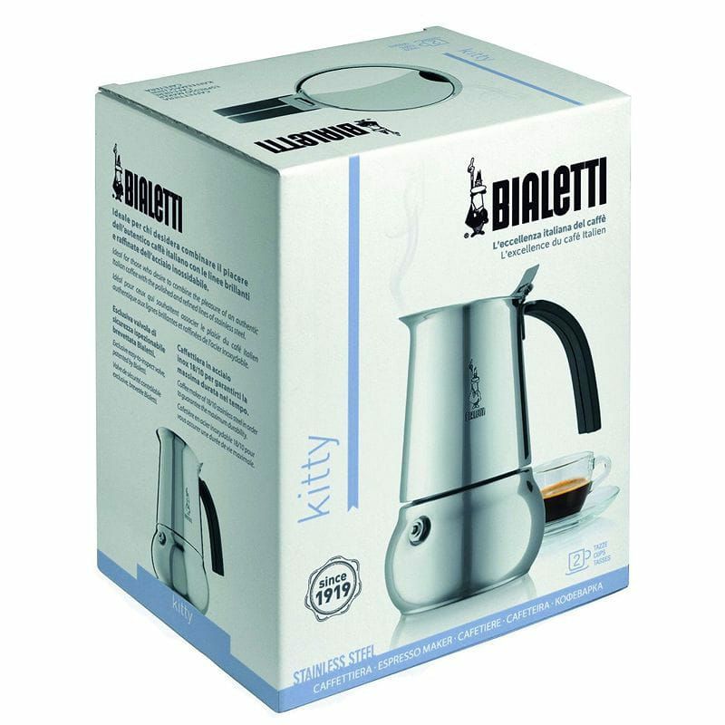 ビアレッティコーヒーメーカーBialetti06812KittyCoffeeMaker,StainlessSteel,4-Cup