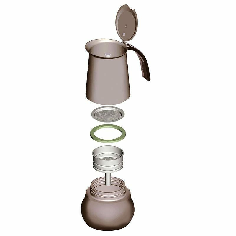 ビアレッティコーヒーメーカーBialetti06812KittyCoffeeMaker,StainlessSteel,4-Cup