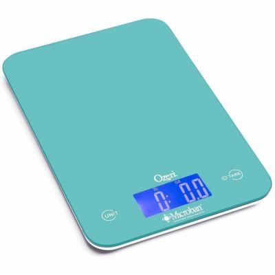 【送料無料】精密デジタルグラストップキッチンスケールOzeriTouchIIProfessionalDigitalKitchenScale,inElegantTemperedGlasswithReflectiveBlackSurface