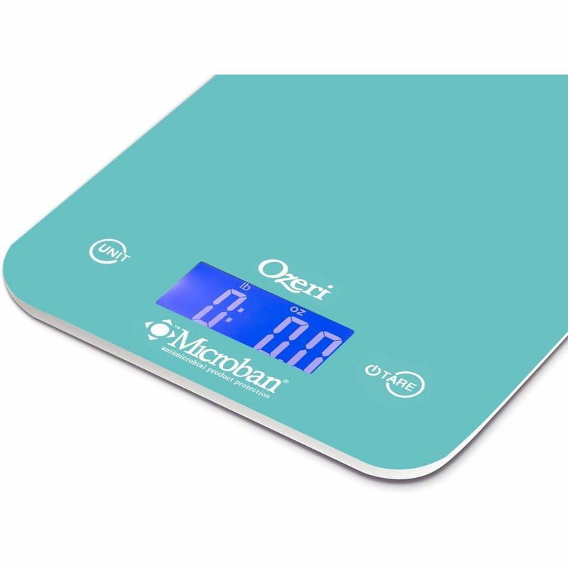 【送料無料】精密デジタルグラストップキッチンスケールOzeriTouchIIProfessionalDigitalKitchenScale,inElegantTemperedGlasswithReflectiveBlackSurface【RCP】