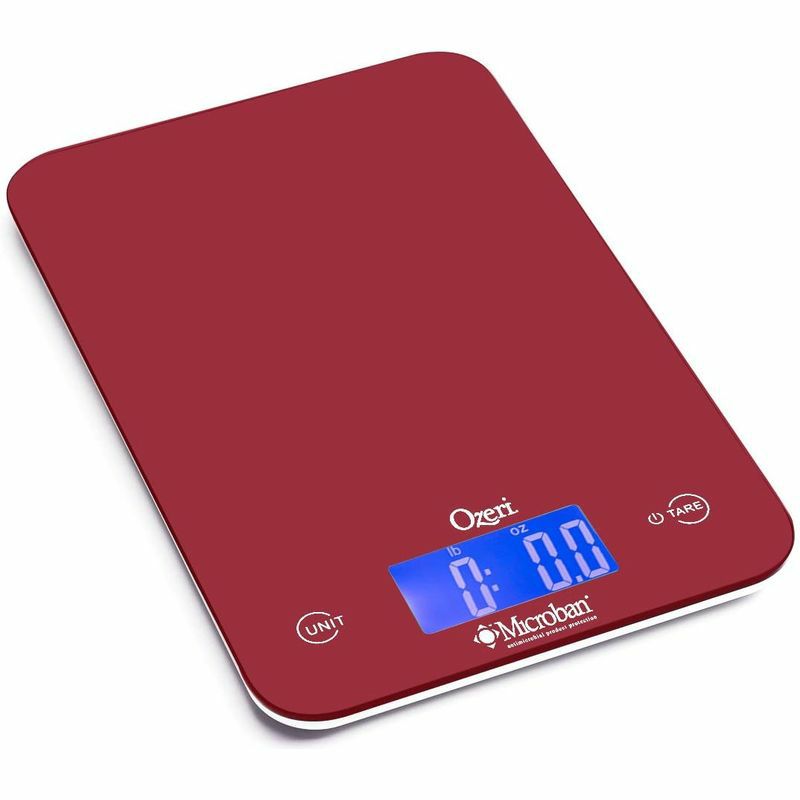 【送料無料】精密デジタルグラストップキッチンスケールOzeriTouchIIProfessionalDigitalKitchenScale,inElegantTemperedGlasswithReflectiveBlackSurface【RCP】