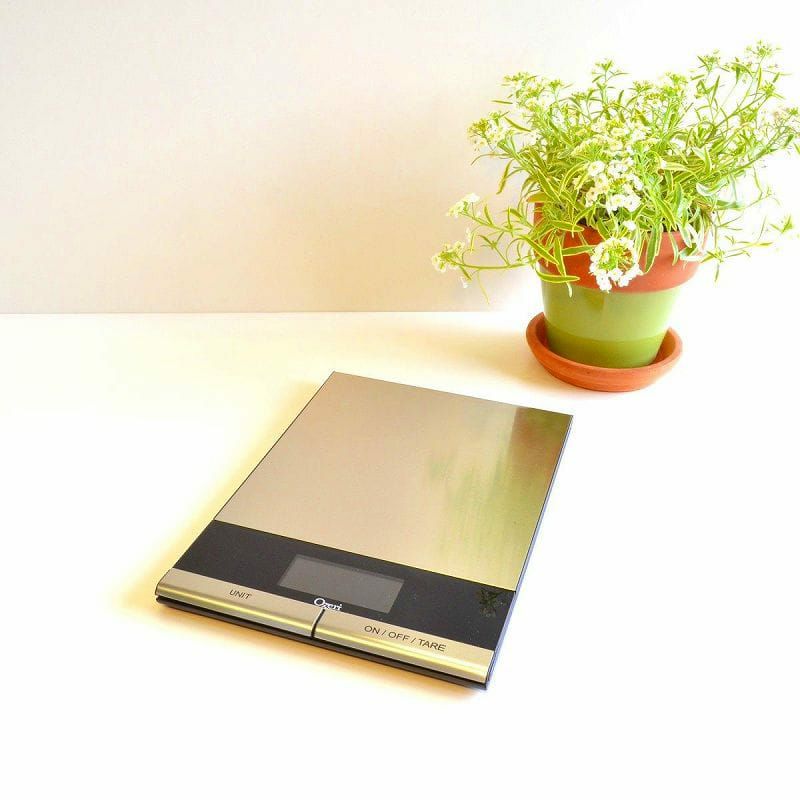 【送料無料】精密デジタル超薄キッチンスケールUltraThinProfessionalDigitalKitchenFoodandNutritionScale,inElegantStainlessSteel