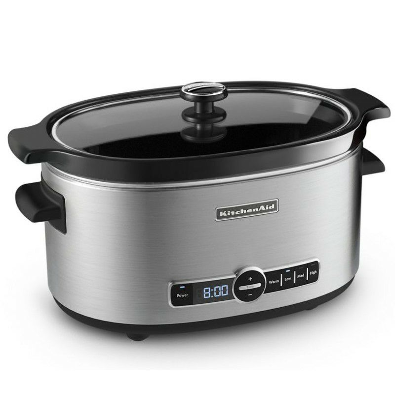 【送料無料】キッチンエイドスロークッカーKitchenAidKSC6222SSStainlessSteel6QT.SlowCookerwithFlipLid【smtb-k】【kb】