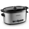 【送料無料】キッチンエイドスロークッカーKitchenAidKSC6222SSStainlessSteel6QT.SlowCookerwithFlipLid【smtb-k】【kb】