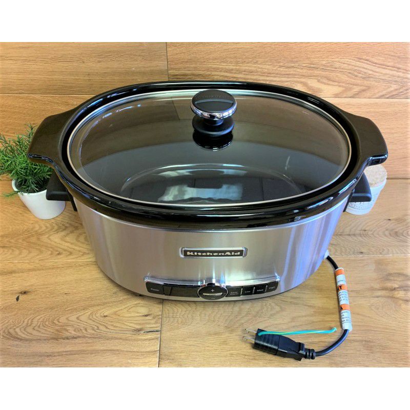 キッチンエイドスロークッカーKitchenAidKSC6223SSStainlessSteel6QT.SlowCooker家電