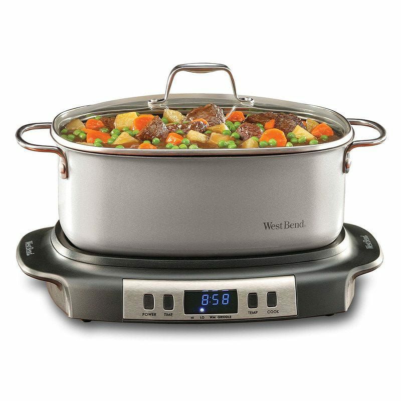 【送料無料】ウエストベンドスロークッカーWestBend84966VersatilityOval-Shaped6-QuartProgrammableSlowCooker【smtb-k】【kb】