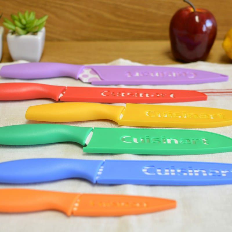 【送料無料】クイジナートマルチカラーナイフセット12点Cuisinart12-PiecePrintedColorKnifeSetwithBladeGuards,Multicolored