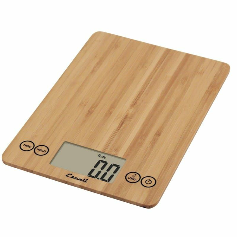 【送料無料】Escaliアートデザインデジタルキッチンスケール計量器7kg竹EscaliECO157ArtiDigitalKitchenScale15Lb/7Kg,Bamboo