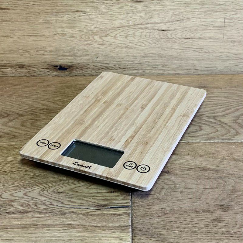 デジタルキッチンスケールエスカリアートデザイン計量器7kg竹EscaliECO157ArtiDigitalKitchenScale