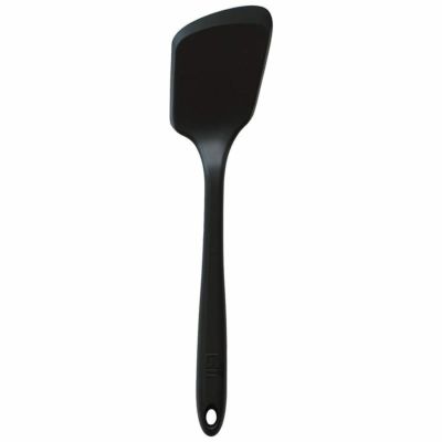 シリコン ミニ ターナー フライ返し フリッパー ブラック GIR: Get It Right GIRFPM311BLK Premium Silicone Mini Flipper / Turner, Mini - 11 IN