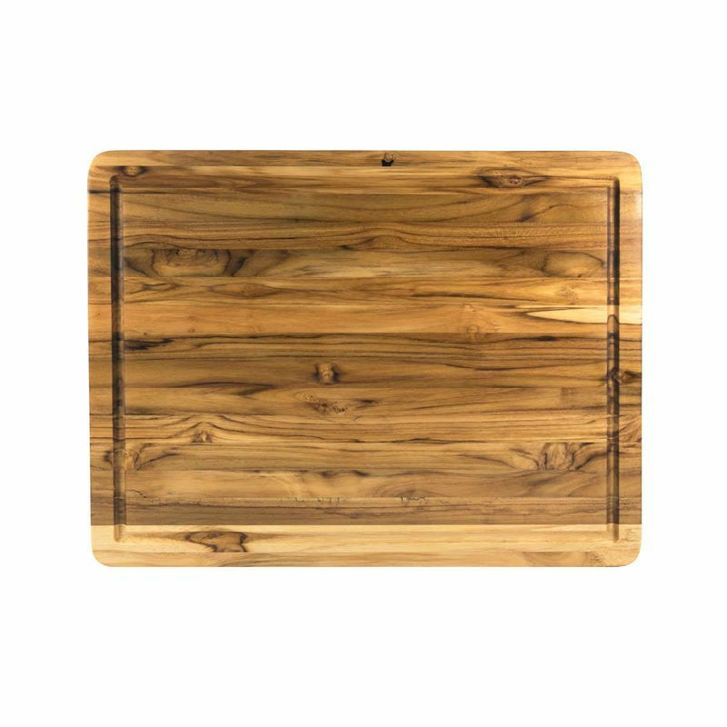 リバーシブルカッティングボードまな板天然木木製チークTerraTeakLargeCarvingBoard20x15x1.25PTEAK2015G