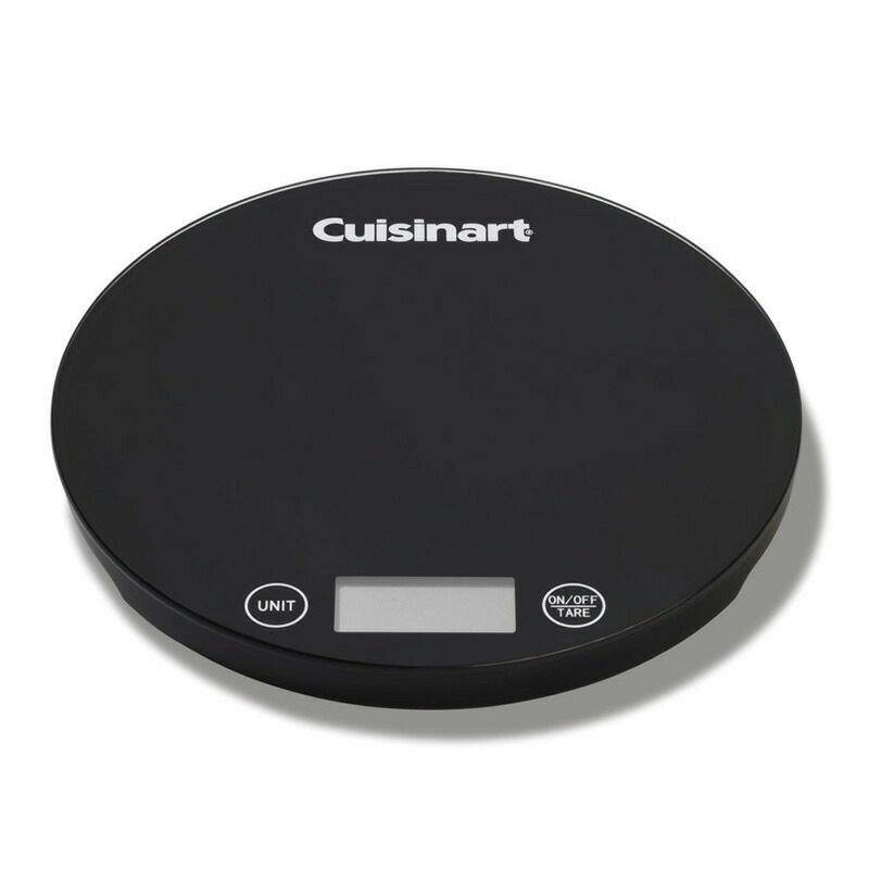 デジタルキッチンはかりスケール丸型クイジナートCuisinartKFS-1BKDigiPadDigitalKitchenScale