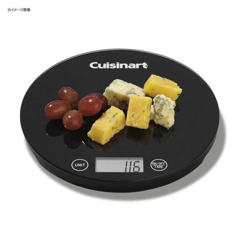 デジタルキッチンはかりスケール丸型クイジナートCuisinartKFS-1BKDigiPadDigitalKitchenScale