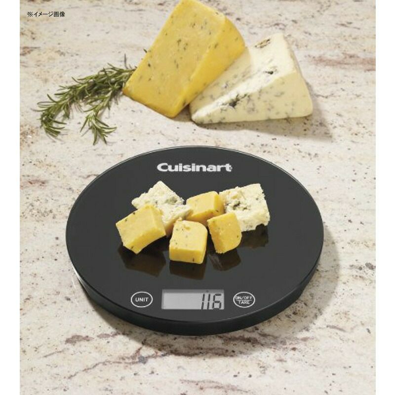 デジタルキッチンはかりスケール丸型クイジナートCuisinartKFS-1BKDigiPadDigitalKitchenScale