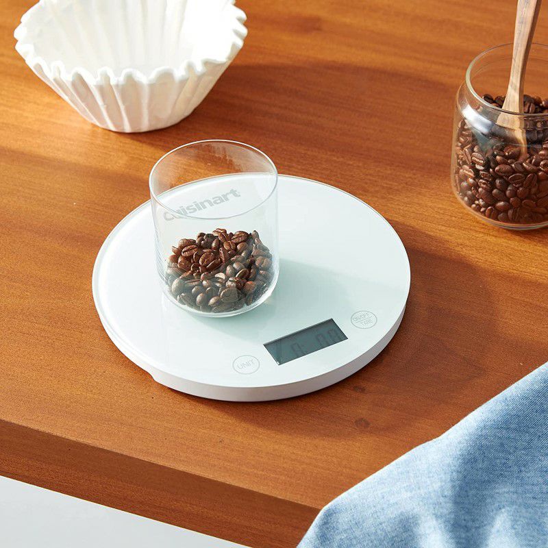 デジタルキッチンはかりスケール丸型クイジナートCuisinartKFS-1BKDigiPadDigitalKitchenScale