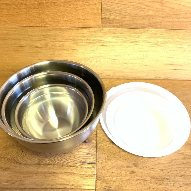 ステンレスボウル3サイズセットフタ付ボールクイジナートCuisinartCTG-00-SMBStainlessSteelMixingBowlswithLids,Setof3