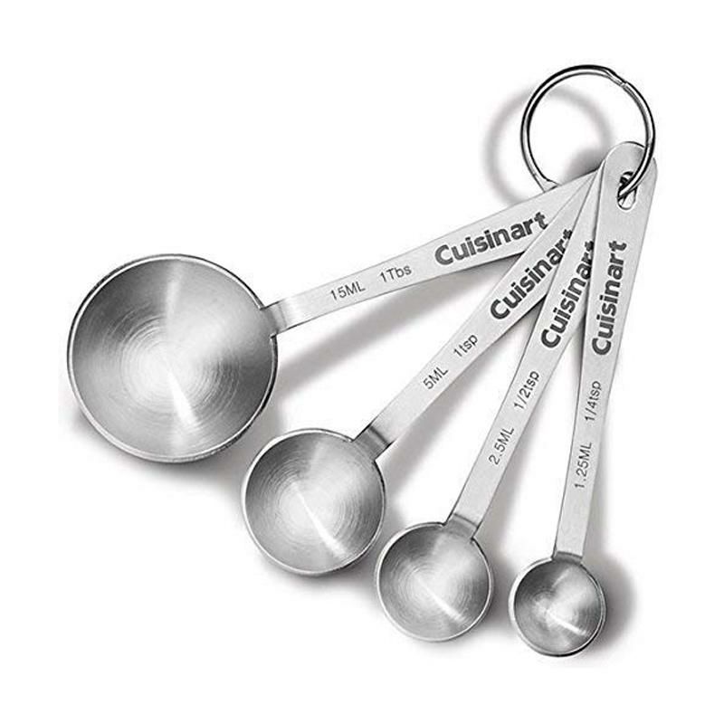 計量スプーン4サイズセットステンレスクイジナートCuisinartCTG-00-SMPStainlessSteelMeasuringSpoons,Setof4