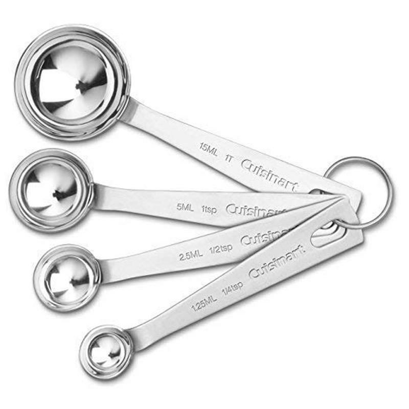 計量スプーン4サイズセットステンレスクイジナートCuisinartCTG-00-SMPStainlessSteelMeasuringSpoons,Setof4