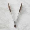 トング2個セットウォールナットウォルナットステンレスハンドルロックウイリアムズ・ソノマWilliamsSonomaTongs,Walnut,Setof2