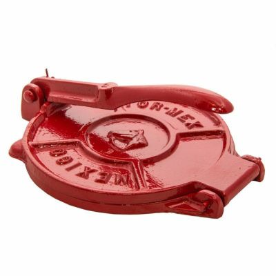 トルティーヤプレス ブリトー 直径17cm メキシコ製 鋳鉄 レッド 赤 本格 メキシカン VERVE CULTURE TORTILLERIA KIT