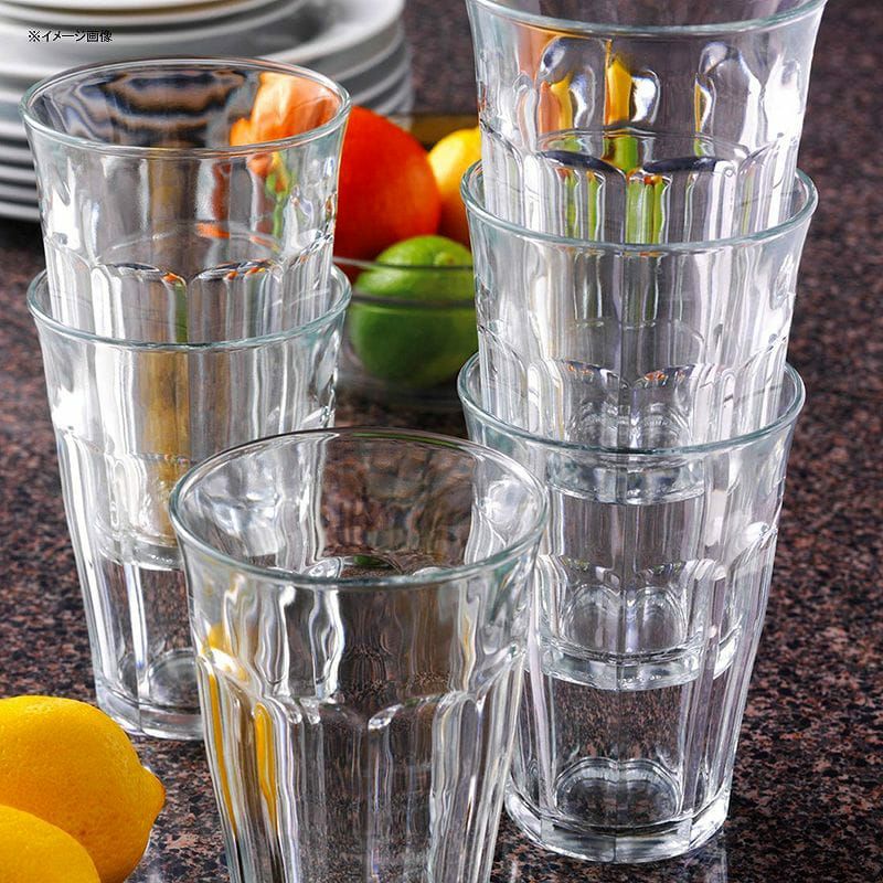 デュラレックスピカルディグラス350ml6個セットフランス製Durale×MadeInFrancePicardie12oz.ClearTumbler,Setof6