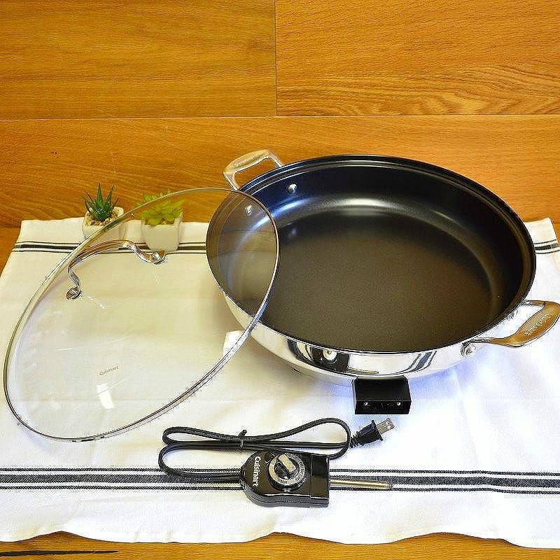 【30日間返金保証】【送料無料】クイジナート電気鍋フライパンCuisinartCSK-250GreenGourmet14-InchNonstickElectricSkillet【smtb-k】【kb】【RCP】