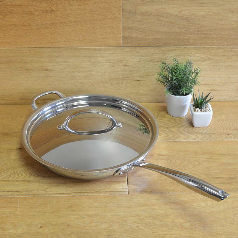 【送料無料】ウイリアムズソノマテフロン加工フライパン３０ｃｍWilliams-SonomaThermo-Clad?Stainless-SteelNonstickCoveredFryPan【smtb-k】【kb】【RCP】【送料無料_spsp1304】