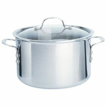 カルファロン 7.6L ストックポット 寸胴鍋 Calphalon Tri-Ply Stainless Steel 8-Quart Stock Pot with Cover 1767727