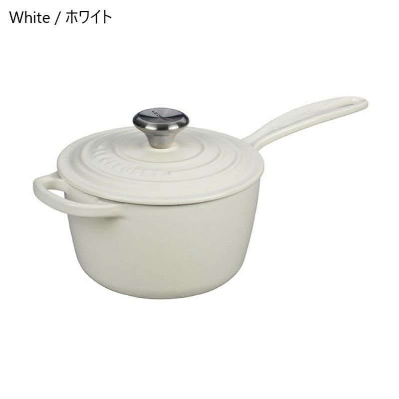 ルクルーゼソースパン片手鍋1.6Lマットコレクション3色LeCreusetSignature13/4qt.Saucepan