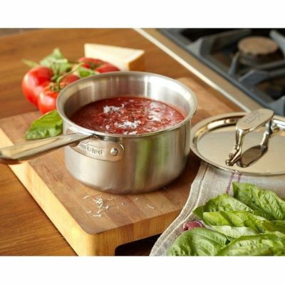 ウィリアムズソノマ オールクラッド d5 ステンレス製 ソースパン Williams-Sonoma All-Clad d5 Brushed Stainless-Steel Saucepans