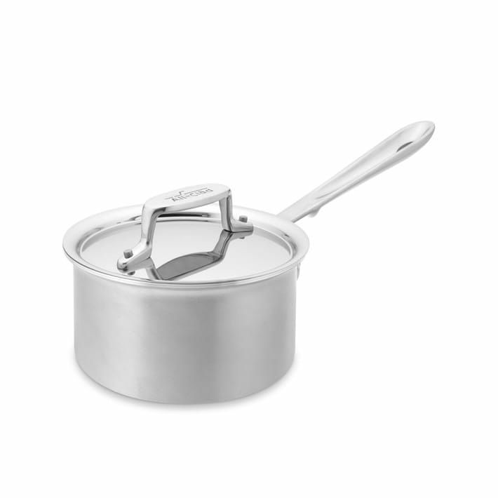 【送料無料】ウィリアムズソノマオールクラッドd5ステンレス製ソースパン約1.5LWilliams-SonomaAll-Cladd5BrushedStainless-SteelSaucepans