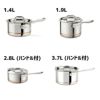 ソースパン片手鍋フタ付オールクラッドコッパーコア5層アメリカ製All-CladCopperCore5-plyBondedCookware,SaucePanwithlid