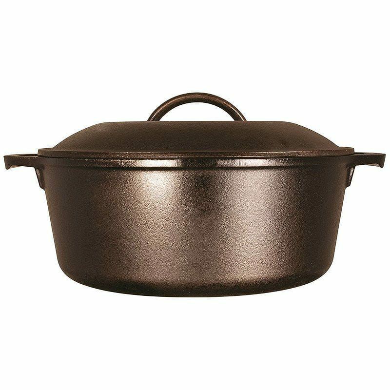 ロッジ キャストアイアン クックウェア 両手鍋ダッチオーブン 1.9L 4.7L 6.6L Lodge L8DOL3 Cast Iron Dutch  Oven with Dual Handles, Pre-Seasoned, 5-Quart 5-Quart 7-Quart | アルファエスパス