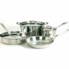 オールクラッド銅コッパーコアフライパン鍋7点セットAll-Clad6000-7SSCopperCore5-PlyBondedDishwasherSafeCookwareSet,7-Piece,Silver