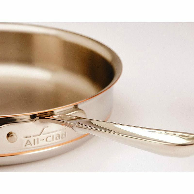 オールクラッド銅コッパーコアフライパン鍋15点セットAll-Clad60090CopperCore5-PlyBondedDishwasherSafeCookwareSet,14-Piece,Silver