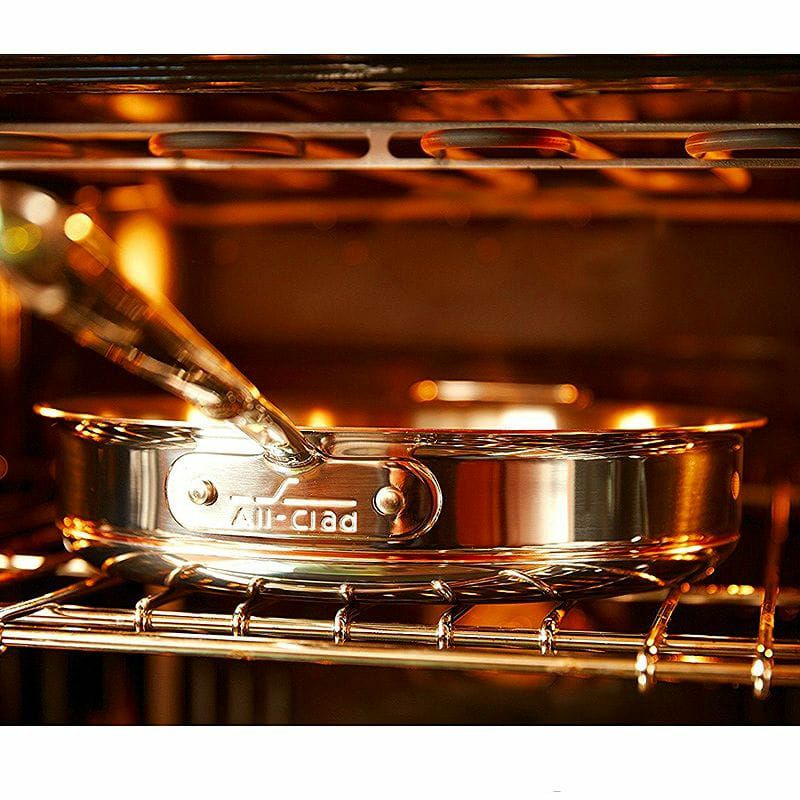 オールクラッド銅コッパーコアフライパン鍋15点セットAll-Clad60090CopperCore5-PlyBondedDishwasherSafeCookwareSet,14-Piece,Silver